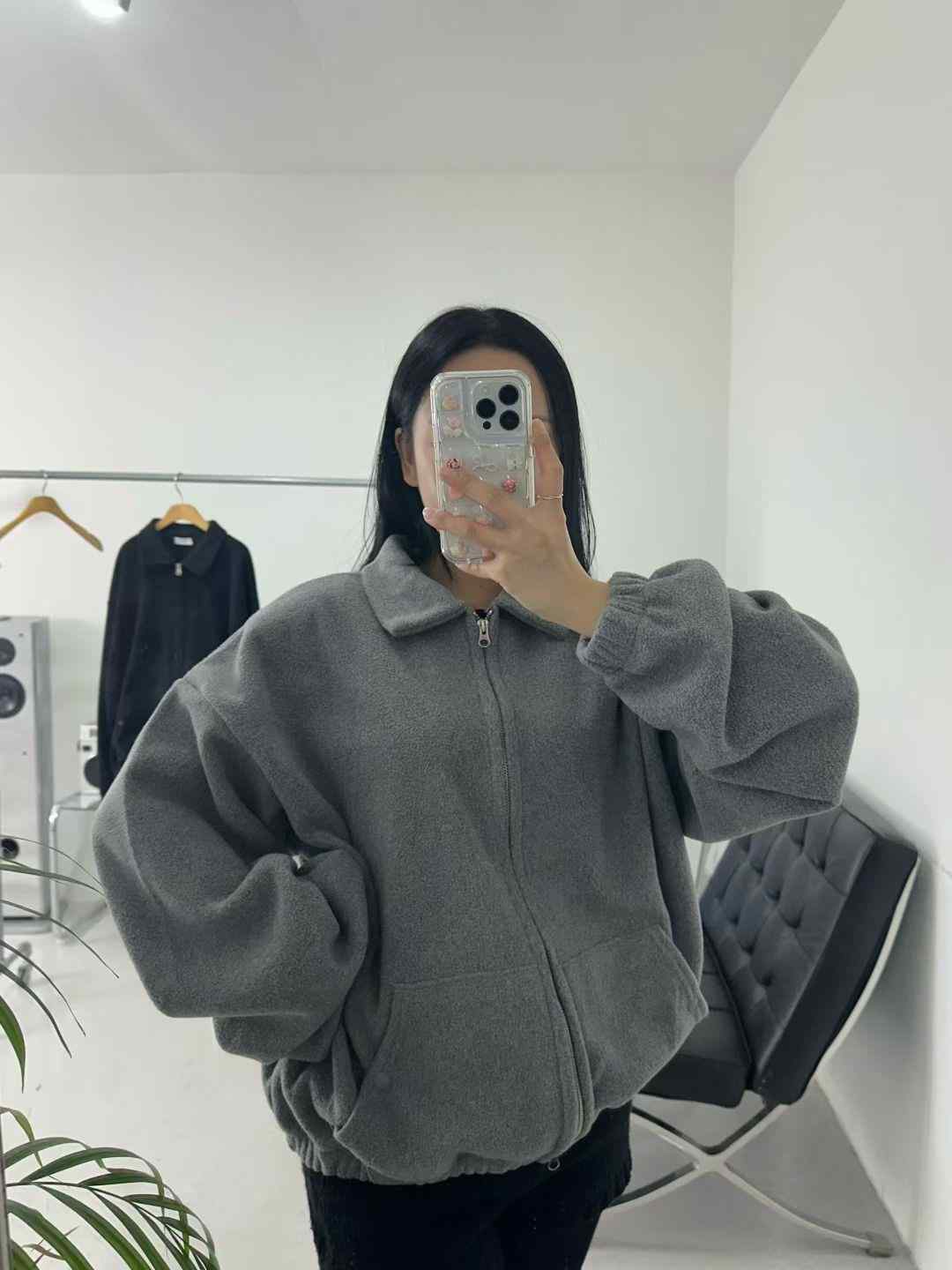 1POINT-원포인트-T東大門實拍女裝新款26春夏休閑夾克拉鏈1POINT夾克