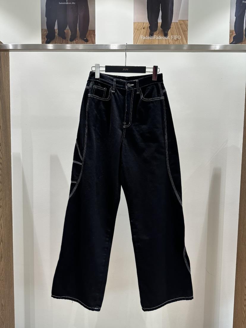 FIFO/UNANSWERED-MYSTERY韓國代購女士新款熱賣推薦牛仔褲FIFO/UNANSWERED-MYSTERY牛仔褲