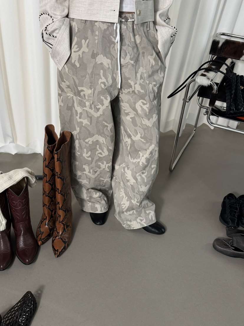 FIFO/UNANSWERED-MYSTERY東大門代購女士新品真品休閑褲迷彩FIFO/UNANSWERED-MYSTERY休閑褲