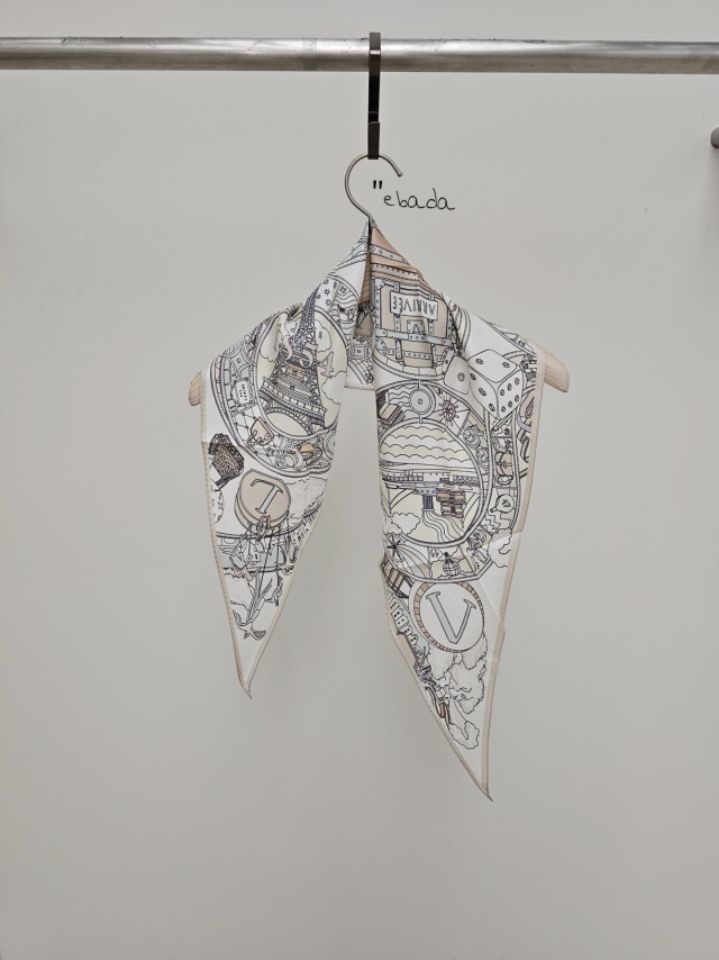 EBADA韓國直郵女士新品26春夏推薦熱賣時尚職業圍巾披肩絲綢EBADA圍巾/披肩