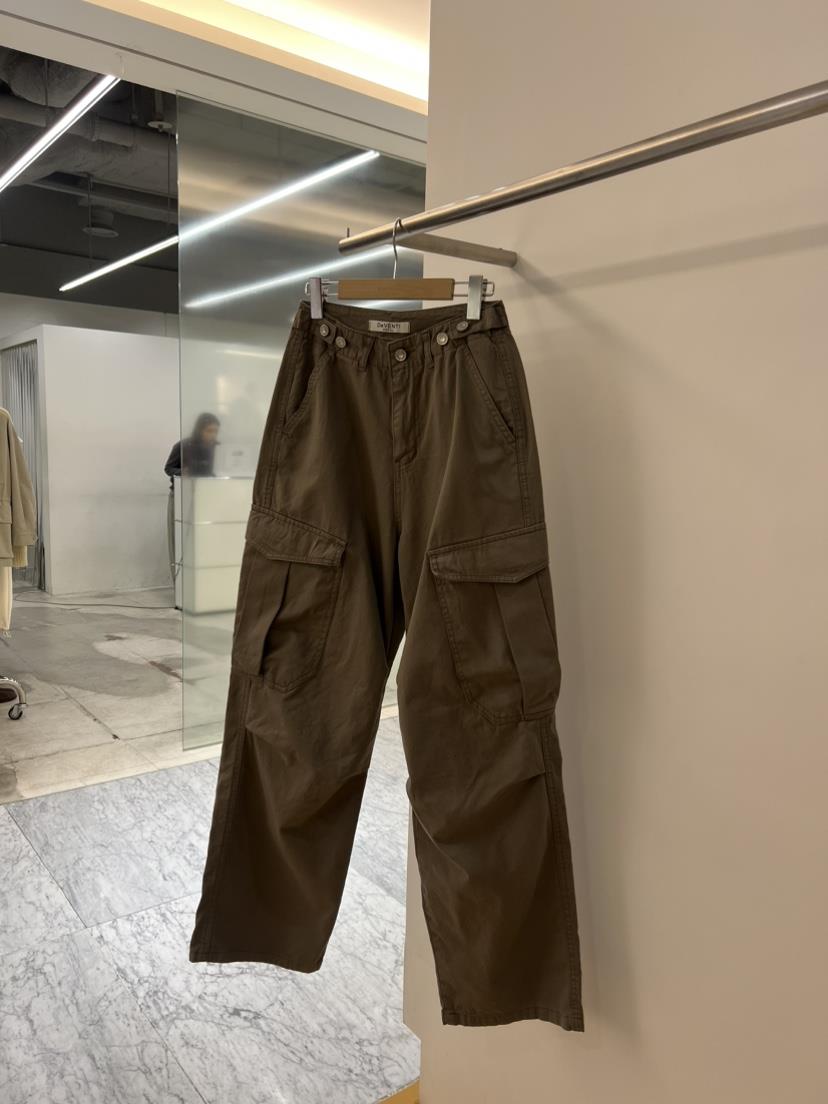 DE VENTI韓國代購女裝新款真品26春夏人氣時尚休閑褲工裝褲DE VENTI休閑褲