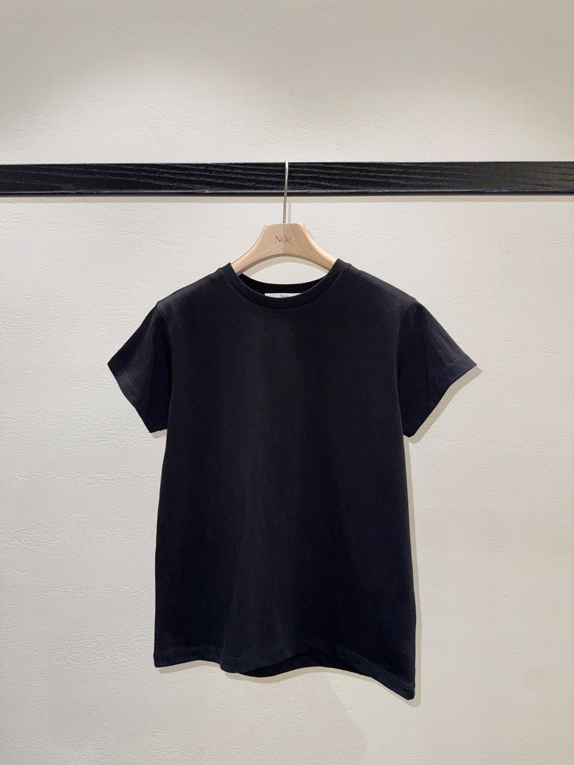 NDE韓國代購女士新款休閑時尚推薦真品26春夏人氣職業T恤BOHEME_NDET恤