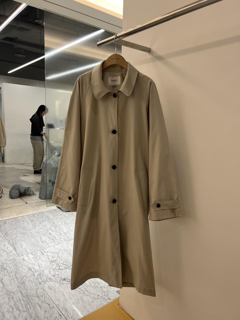 DE VENTI東大門代購女裝新款26春夏人氣職業推薦長款風衣DE VENTI長款風衣