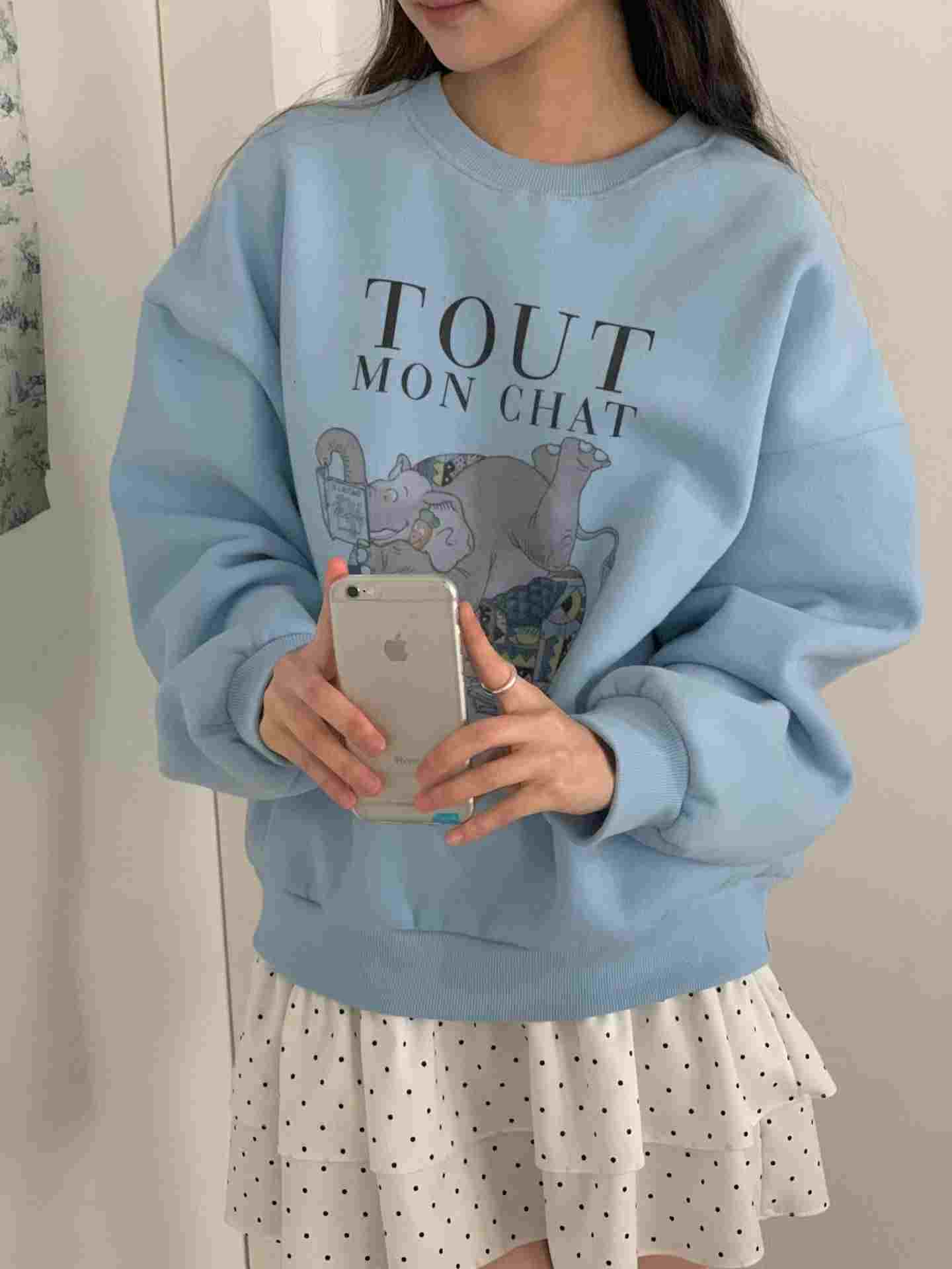 FIVE韓國直郵女士新款時尚熱賣26春夏休閑職業真品推薦衛衣FIVE衛衣