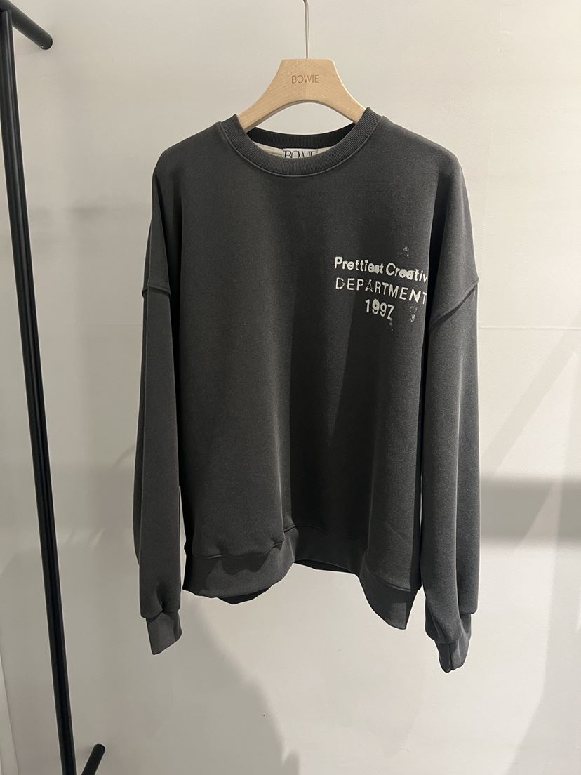 BOWIE東大門實拍女裝新款26春夏職業休閑熱賣推薦時尚衛衣BOWIE衛衣