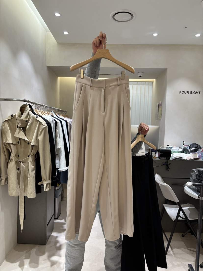 FOUREIGHT東大門實拍女裝新品真品時尚休閑職業26春夏休閑褲FOUR EIGHT休閑褲