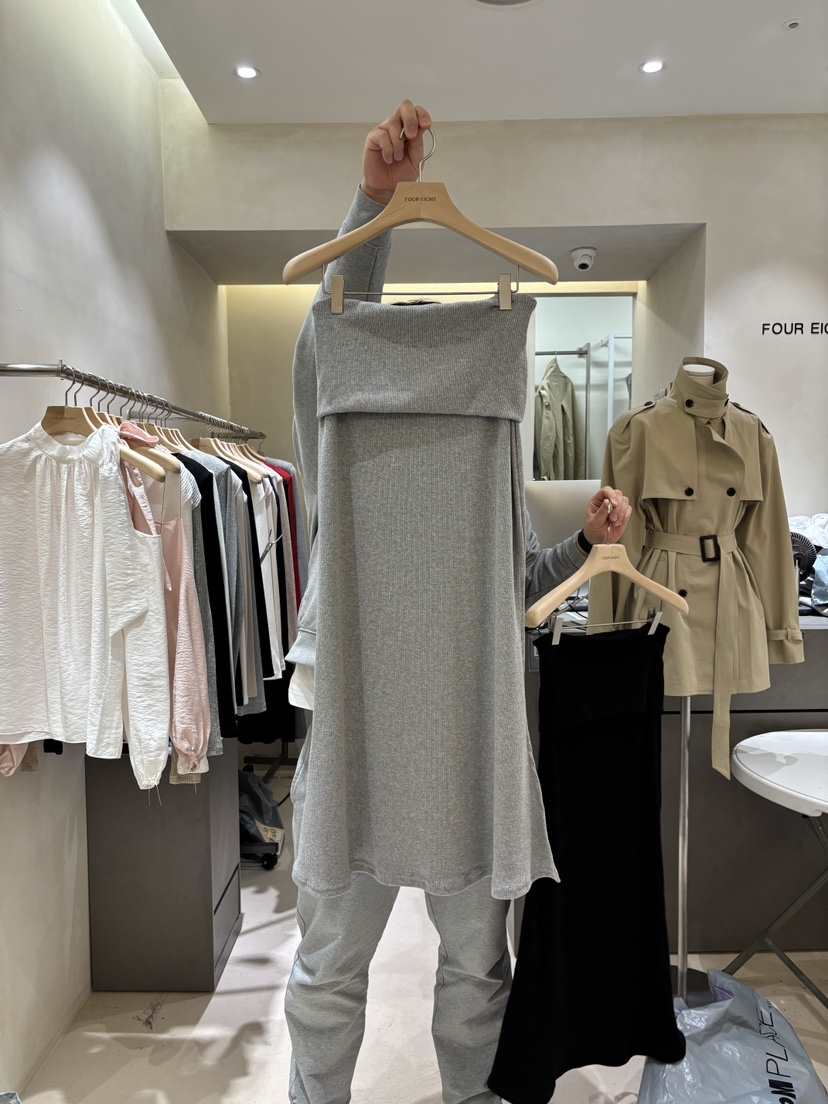 FOUREIGHT東大門實拍女士新款26春夏人氣休閑真品職業長裙FOUR EIGHT長裙