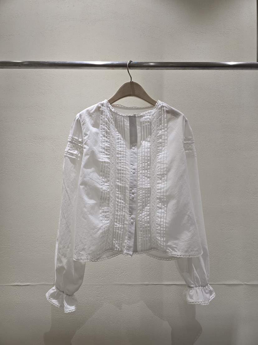 LIKEVAM韓國代購女裝新品熱賣時尚職業真品休閑襯衫蕾絲衫LIKEVAM襯衫/蕾絲衫