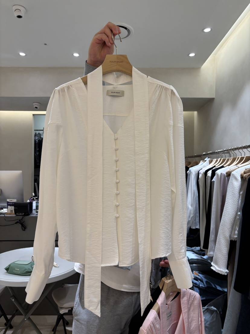 FOUREIGHT韓國直郵女裝新款休閑熱賣時尚26春夏襯衫蕾絲衫FOUR EIGHT襯衫/蕾絲衫