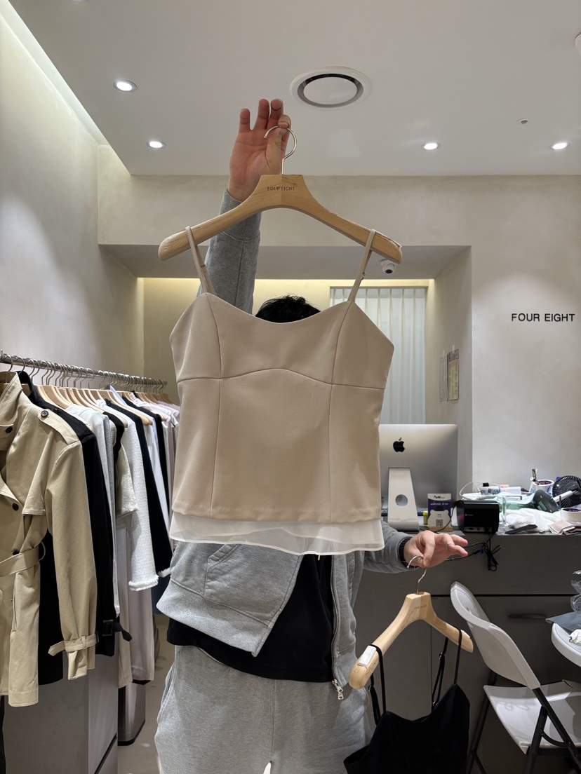 FOUREIGHT東大門實拍女士新款休閑真品熱賣時尚26春夏吊帶背心FOUR EIGHT吊帶/背心