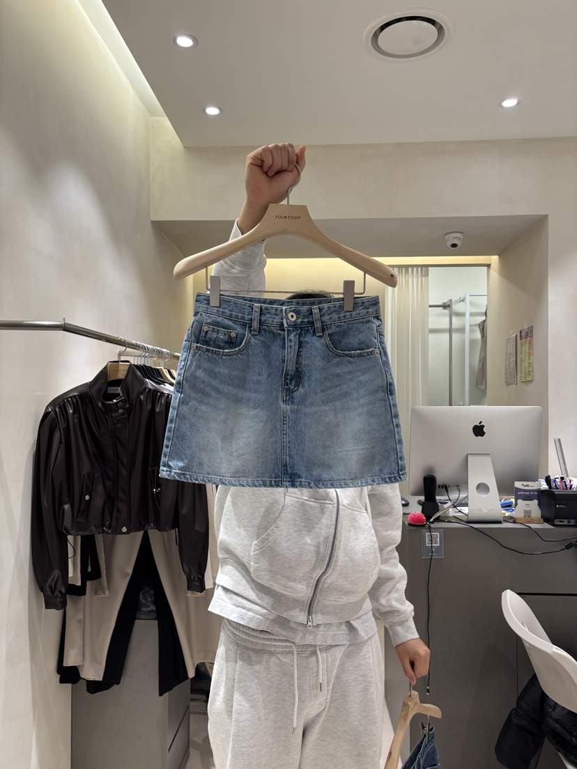 FOUREIGHT東大門直郵女士新品26春夏熱賣時尚休閑人氣短裙FOUR EIGHT短裙