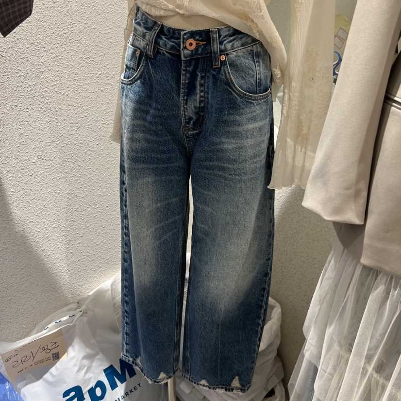 SSEMIENNE韓國代購女裝新品職業真品時尚人氣休閑26春夏牛仔褲SSENIQUE牛仔褲