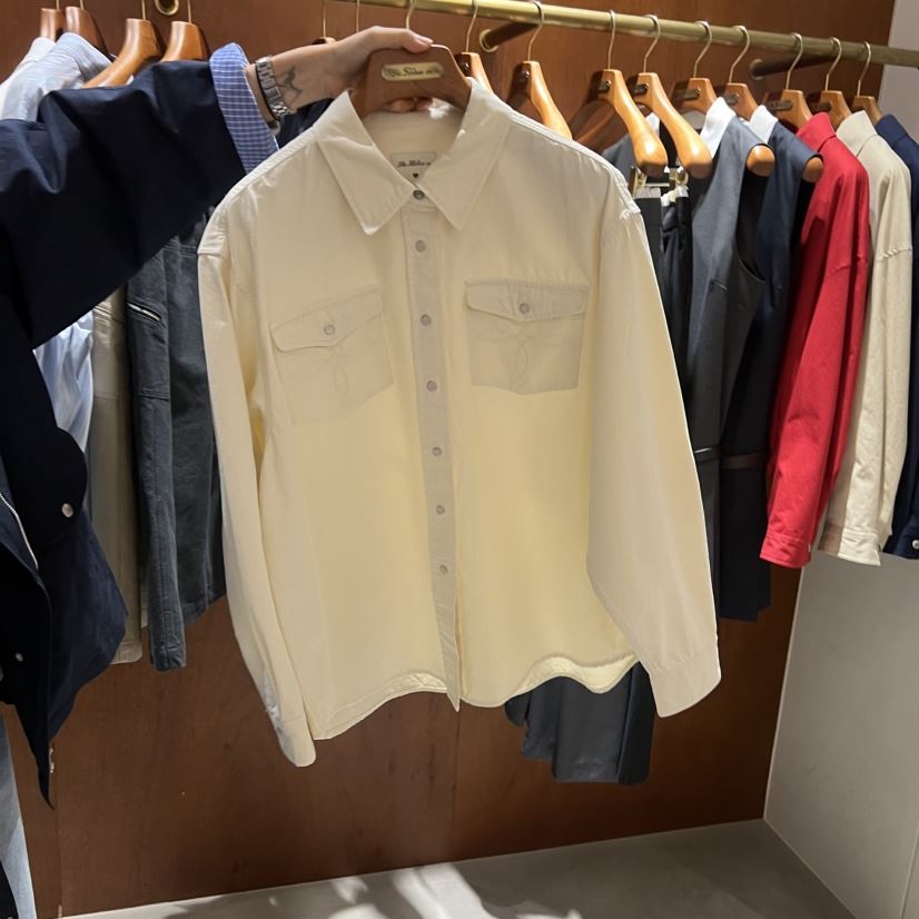 HEBON韓國代購女裝新款26春夏真品人氣職業休閑襯衫蕾絲衫HEBON襯衫/蕾絲衫