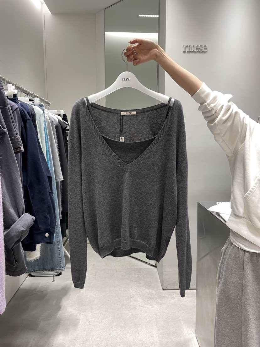 NUESE東大門實拍女裝新款熱賣推薦職業真品人氣套裝套裝絲綢NUESE套裝