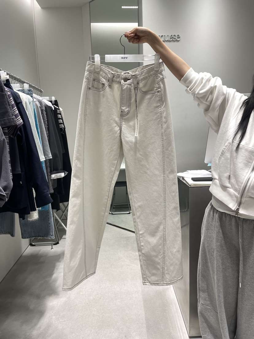 NUESE東大門實拍女裝新品真品職業時尚推薦26春夏熱賣牛仔褲NUESE牛仔褲
