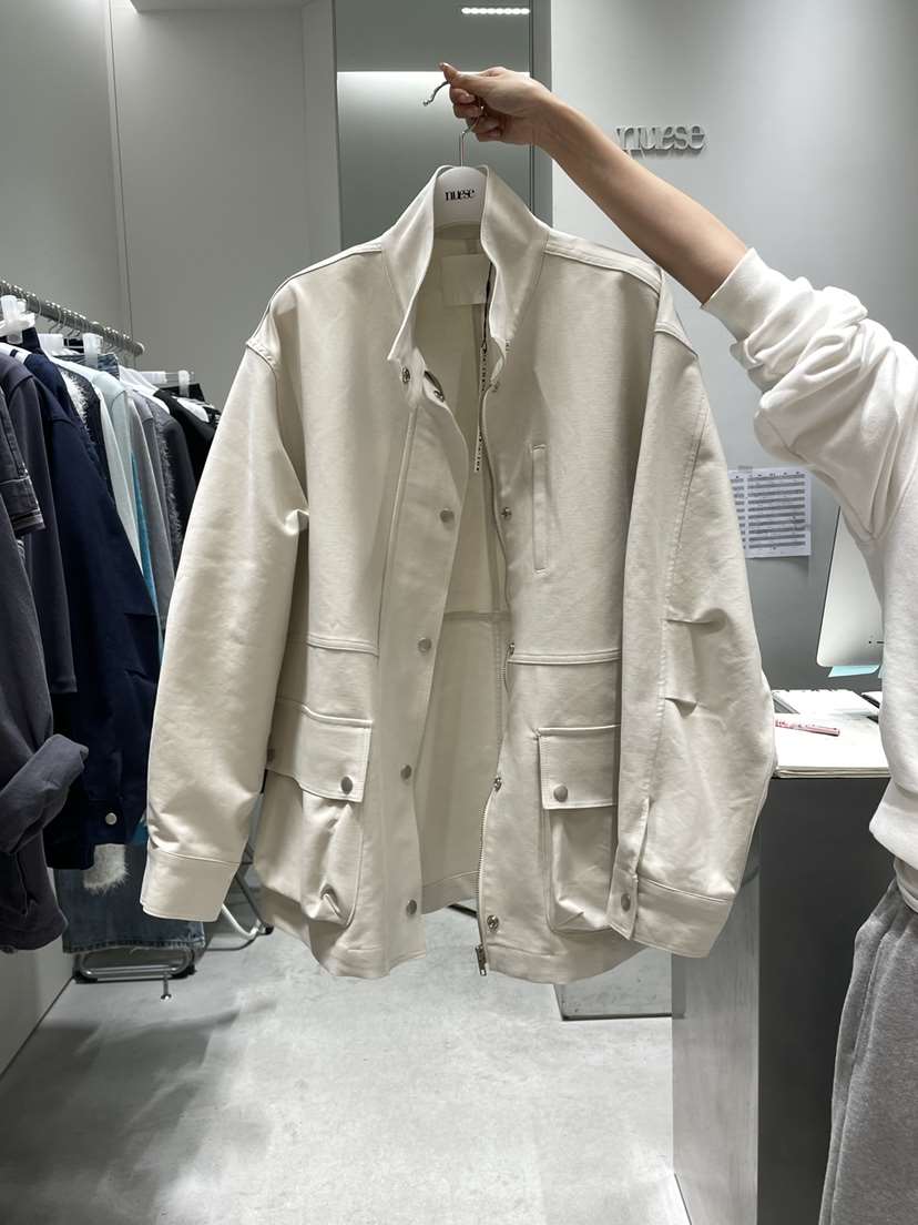 NUESE東大門實拍女裝新品26春夏休閑推薦人氣職業夾克口袋NUESE夾克