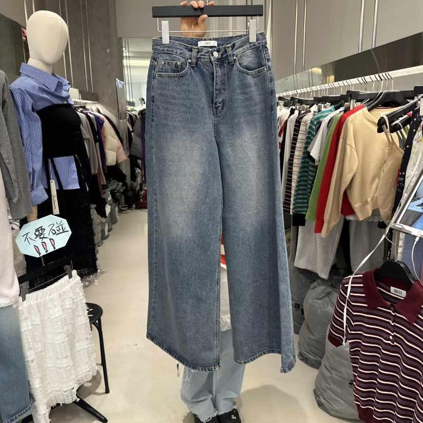 ARTE STUDIO/ATTENTION EDITORIAL東大門實拍女士新款26春夏牛仔褲復古ARTE STUDIO/ATTENTION EDITORIAL牛仔褲