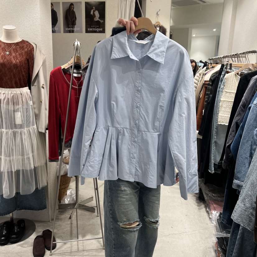 SSEMIENNE韓國直郵女裝新款人氣推薦真品熱賣時尚襯衫蕾絲衫SSENIQUE襯衫/蕾絲衫