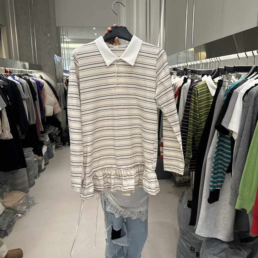 ARTE STUDIO/ATTENTION EDITORIAL東大門實拍女裝新品職業長袖T恤ARTE STUDIO/ATTENTION EDITORIAL長袖T恤