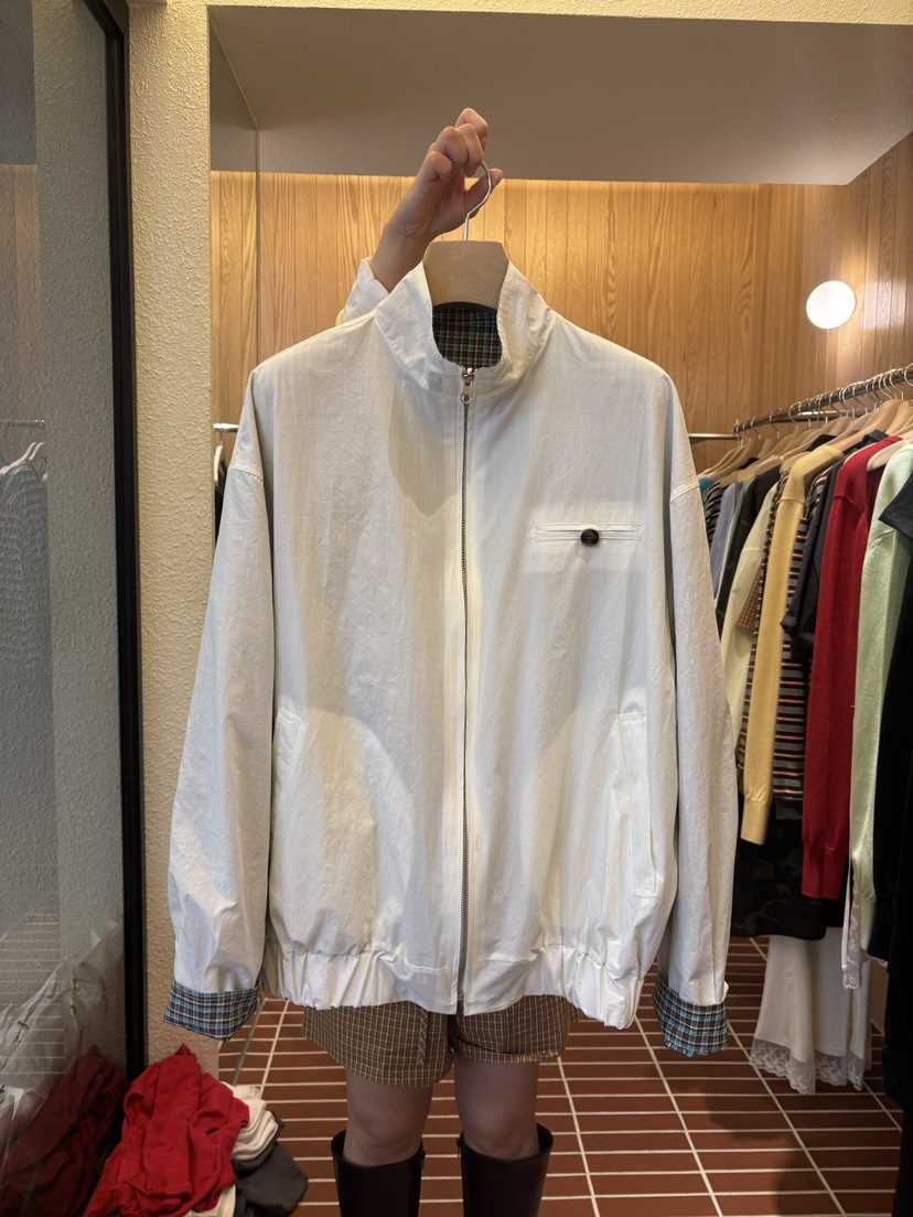 CHOI-L韓國代購女士新品人氣時尚職業推薦夾克兩面穿格子CHOI夾克