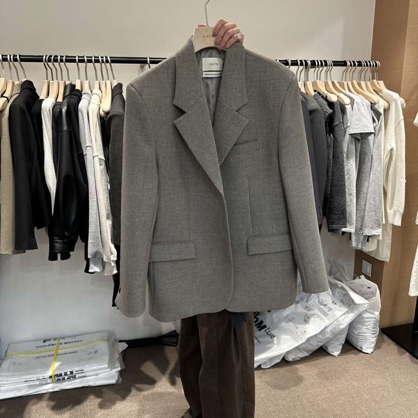 LE BUTTER東大門實拍女裝新品時尚職業人氣推薦夾克羊毛LE BUTTER夾克