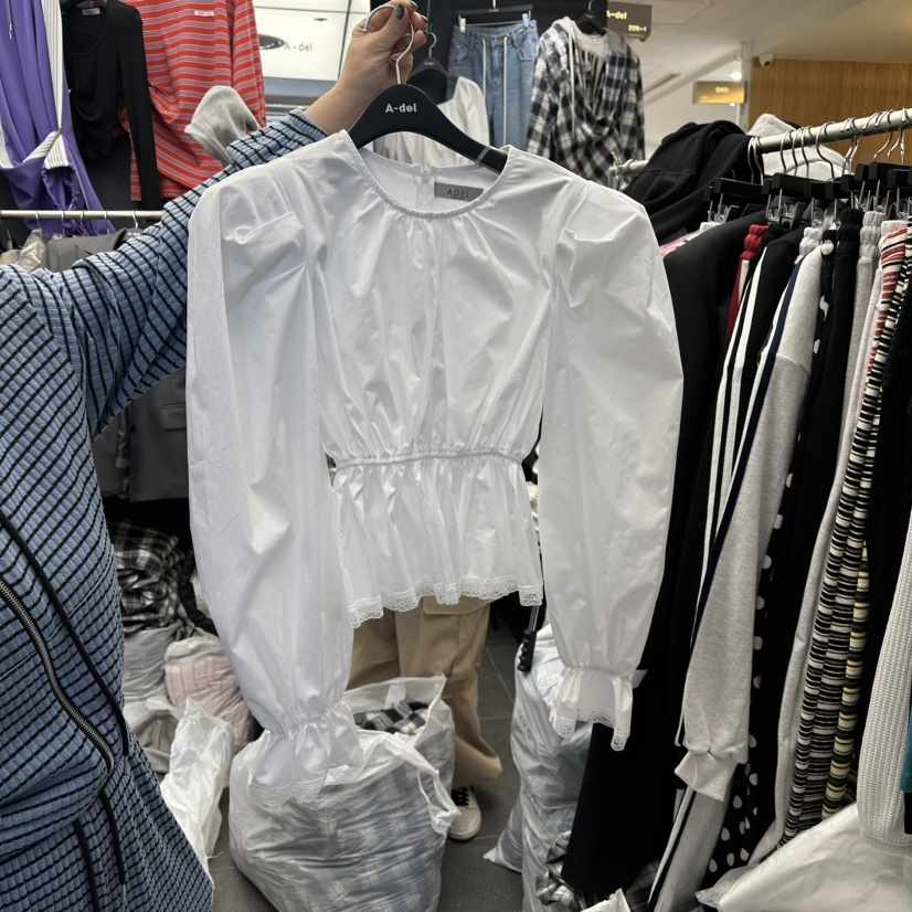 A-DEL東大門直郵女裝新品推薦人氣職業26春夏襯衫蕾絲衫蕾絲A-DEL襯衫/蕾絲衫