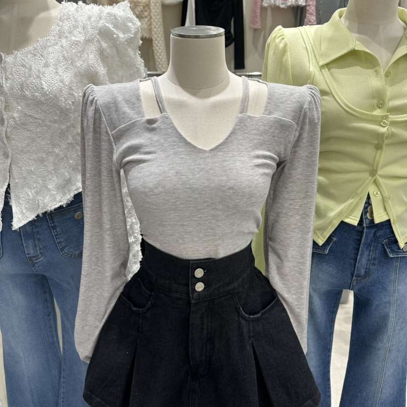 MONOPOLY東大門直郵女裝新款26春夏人氣休閑熱賣推薦長袖T恤MONO_POLY長袖T恤