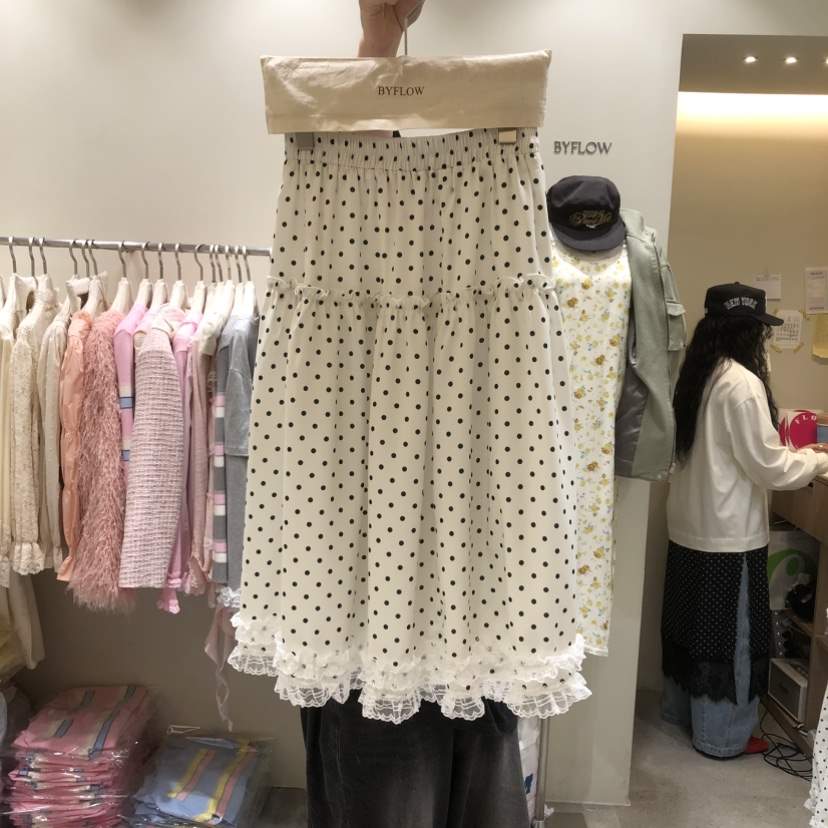 BY FLOW韓國代購女士新款真品熱賣時尚推薦半身裙中短裙BY FLOW半身裙/中短裙