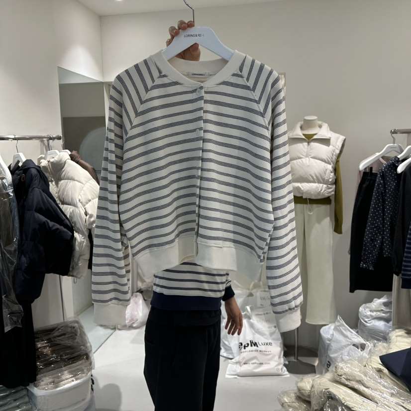 LORING RE I韓國代購女士新品職業時尚26春夏真品針織衫LORING RE-I/BARE針織衫