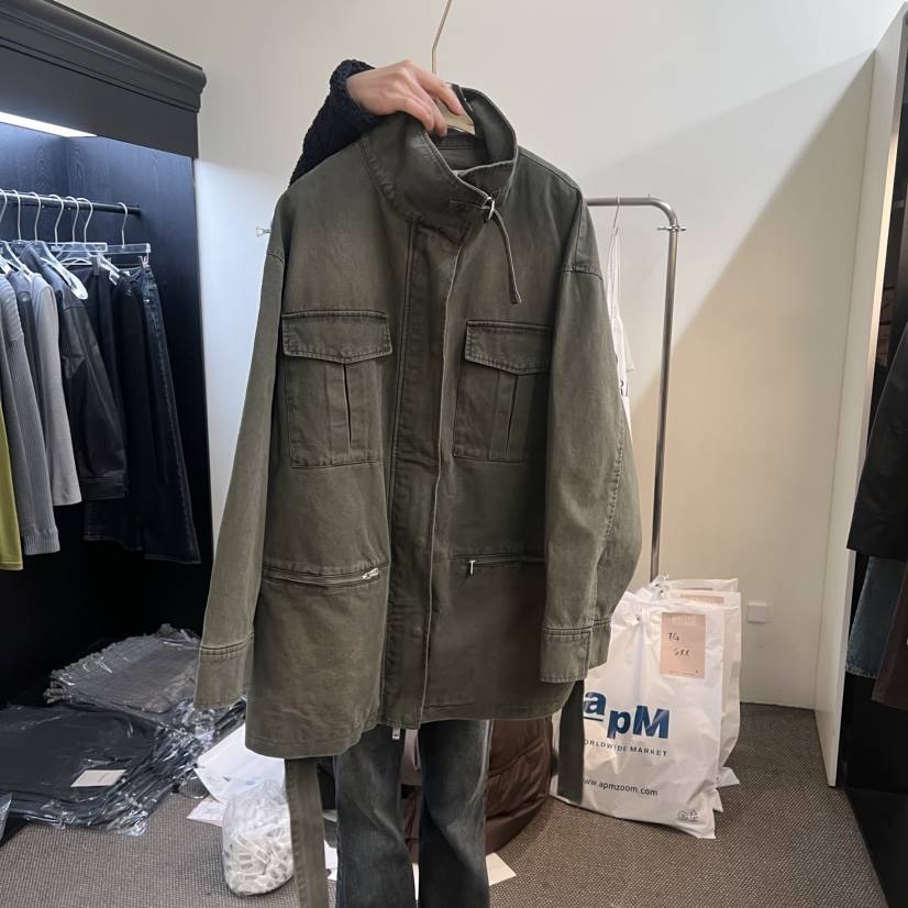 MORE THAN YESTERDAY/LOVE YOU SO MUCH東大門直郵女士新品人氣夾克含腰帶棉質LYSM/MORE THAN YESTERDAY夾克