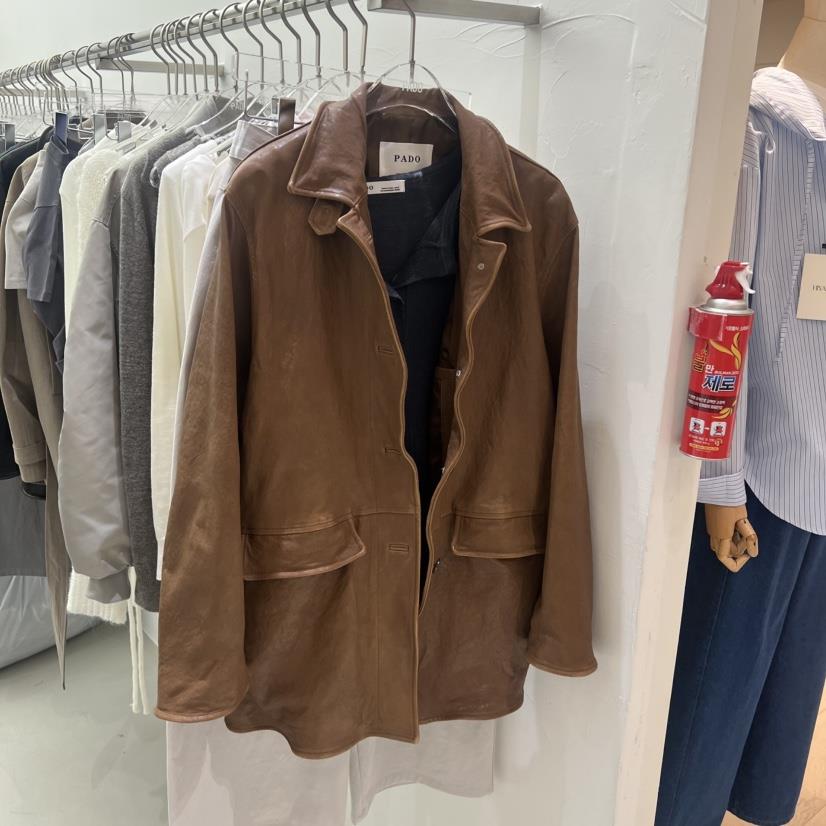 PADO東大門直郵女士新款熱賣職業推薦人氣時尚皮衣真羊皮PADO皮衣