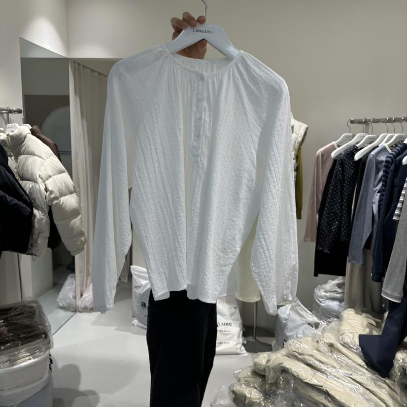 LORING RE I東大門直郵女士新品26春夏時尚真品襯衫蕾絲衫LORING RE-I/BARE襯衫/蕾絲衫