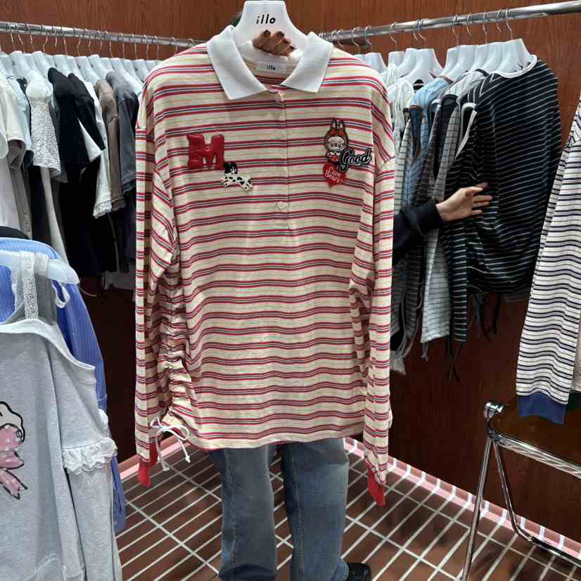 ILLO/MOCI韓國直郵女士新品人氣休閑熱賣時尚推薦長袖T恤ILLO/MOCI長袖T恤