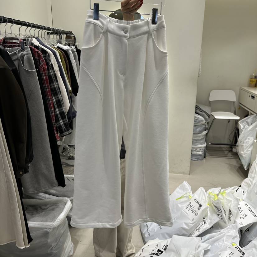 AT THE END東大門代購女士新款26春夏休閑職業人氣休閑褲AT THE END休閑褲