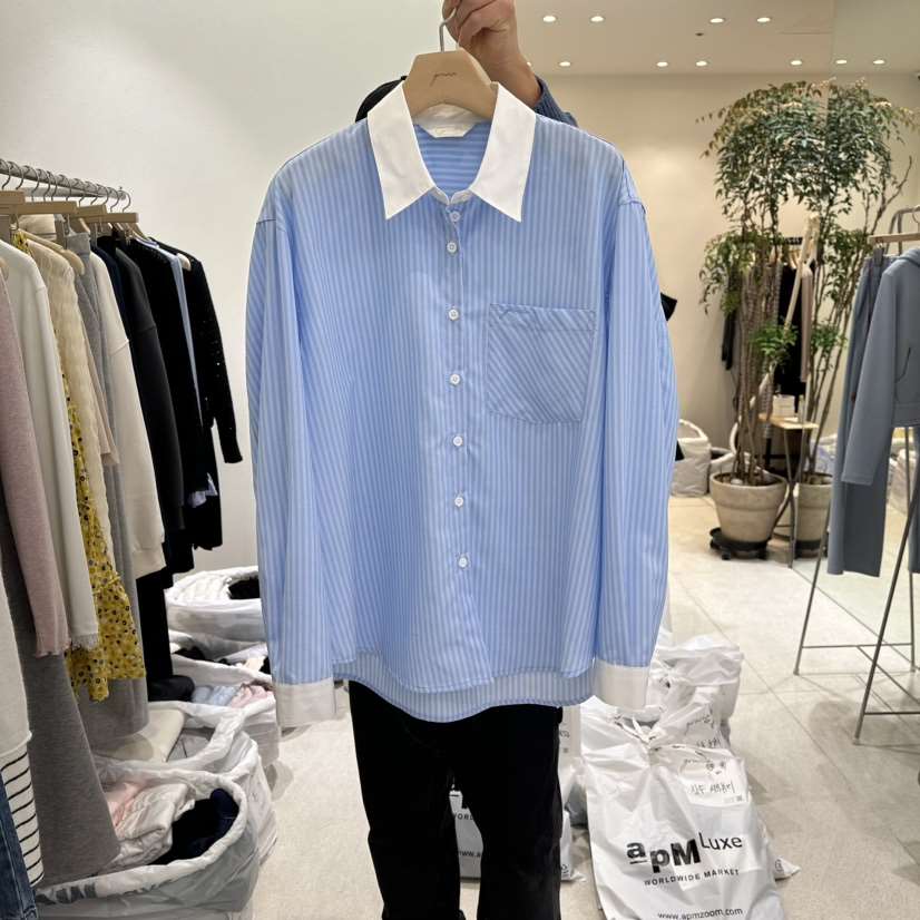 GRACIA東大門代購女士新款職業26春夏休閑真品襯衫蕾絲衫GRACIA襯衫/蕾絲衫