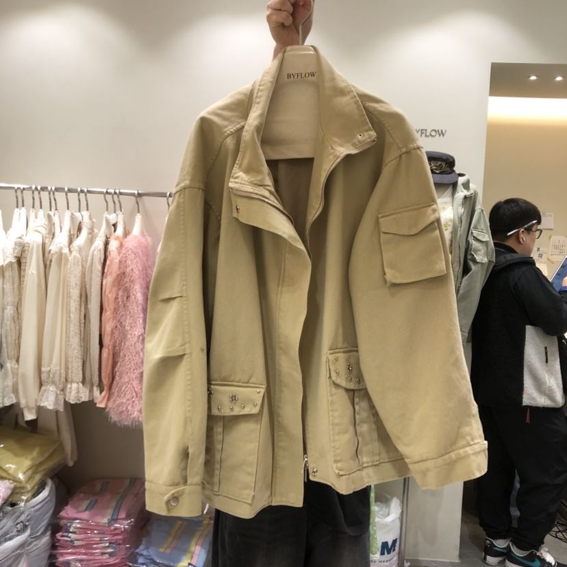 BY FLOW韓國直郵女士新品休閑真品熱賣26春夏人氣時尚夾克BY FLOW夾克