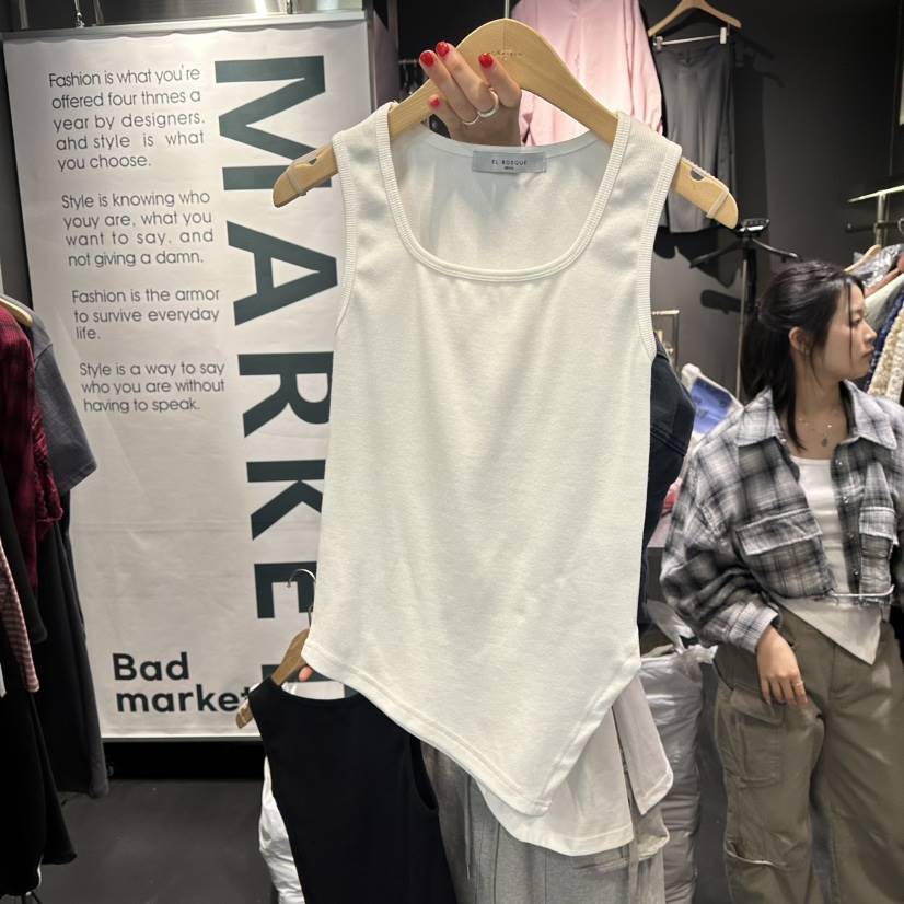 EL BOSQUE韓國代購女士新品人氣推薦職業熱賣時尚吊帶背心EL BOSQUE吊帶/背心