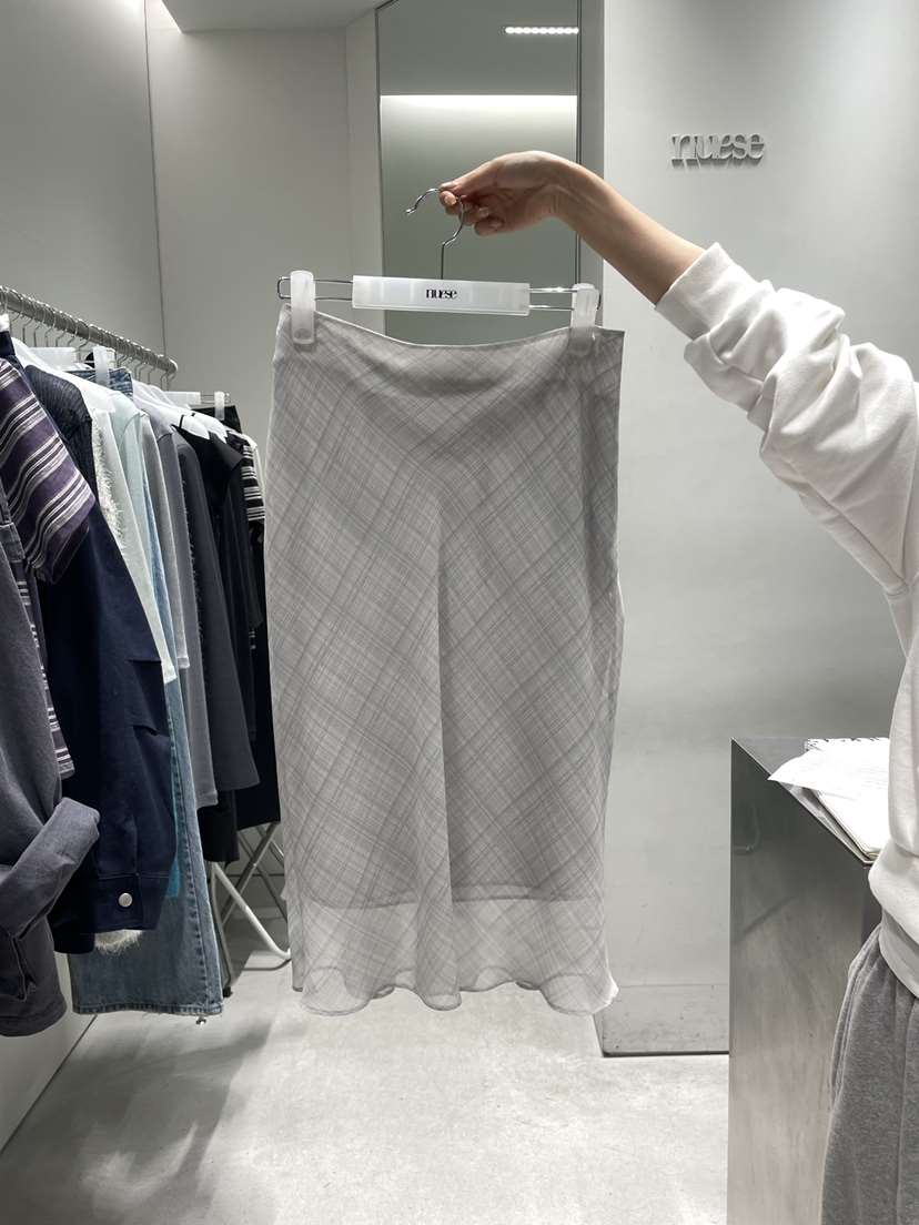 NUESE韓國直郵女士新款人氣時尚真品職業26春夏半身裙中短裙NUESE半身裙/中短裙