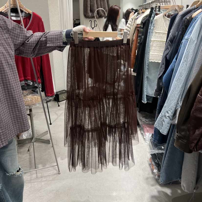 SSEMIENNE韓國代購女裝新款休閑職業熱賣26春夏半身裙中短裙SSENIQUE半身裙/中短裙