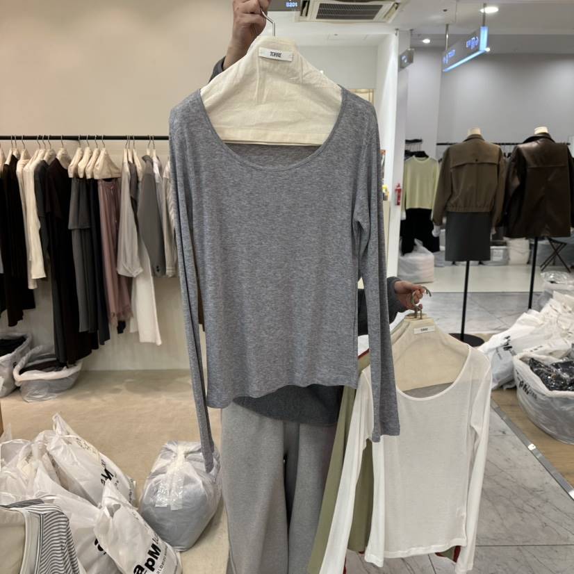 TORRE韓國直郵女士新款人氣推薦休閑真品26春夏熱賣長袖T恤TORRE長袖T恤