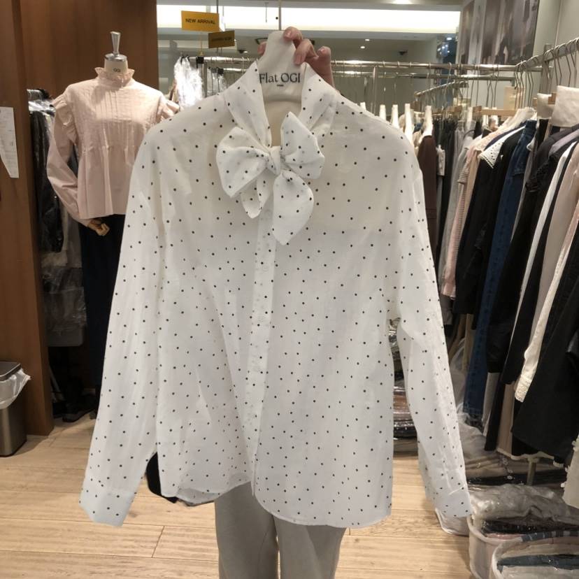 OGI東大門代購女裝新款推薦真品休閑人氣26春夏襯衫蕾絲衫FLat OGI襯衫/蕾絲衫