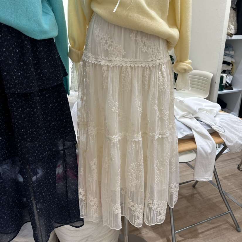 HANSUNGHYUN東大門實拍女士新款熱賣推薦真品人氣長裙蕾絲HANSUNGHYUN長裙