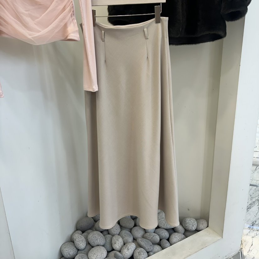 THE LOW東大門直郵女裝新品真品26春夏休閑職業長裙腰帶THE LOW長裙