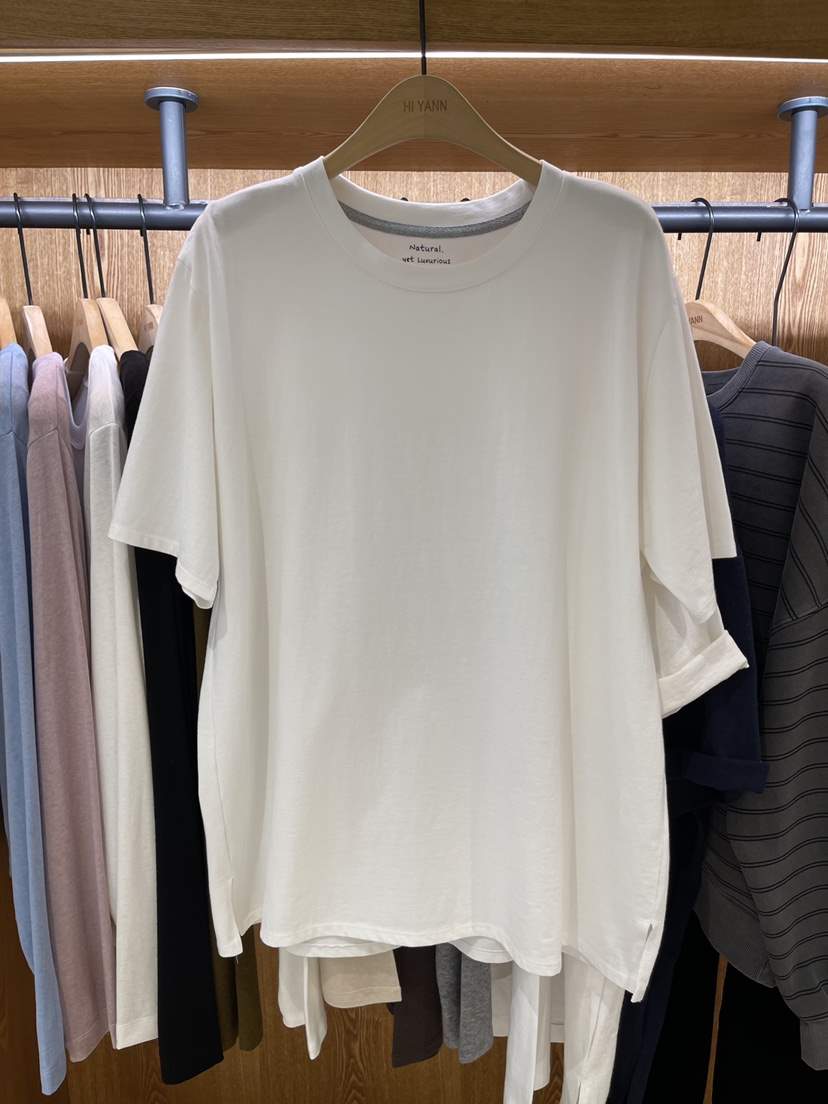 HI YANN東大門實拍女士新款推薦休閑人氣真品時尚26春夏T恤HI YANNT恤