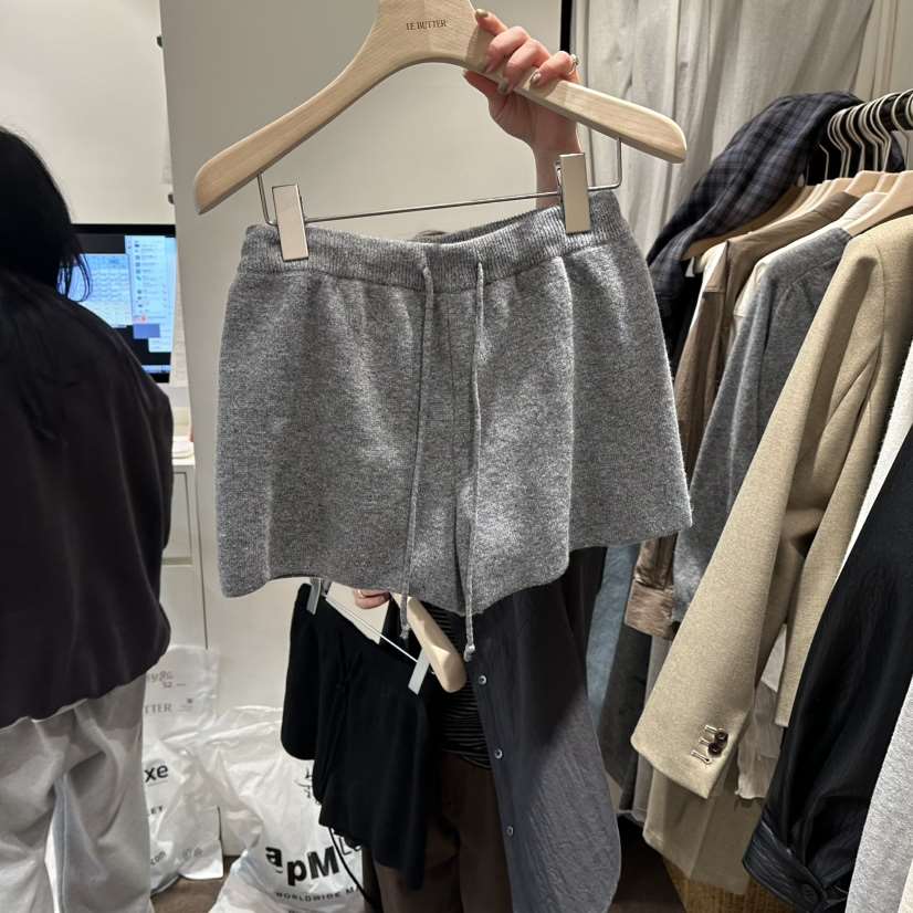 LE BUTTER東大門代購女士新款真品休閑職業人氣短褲針織褲LE BUTTER短褲