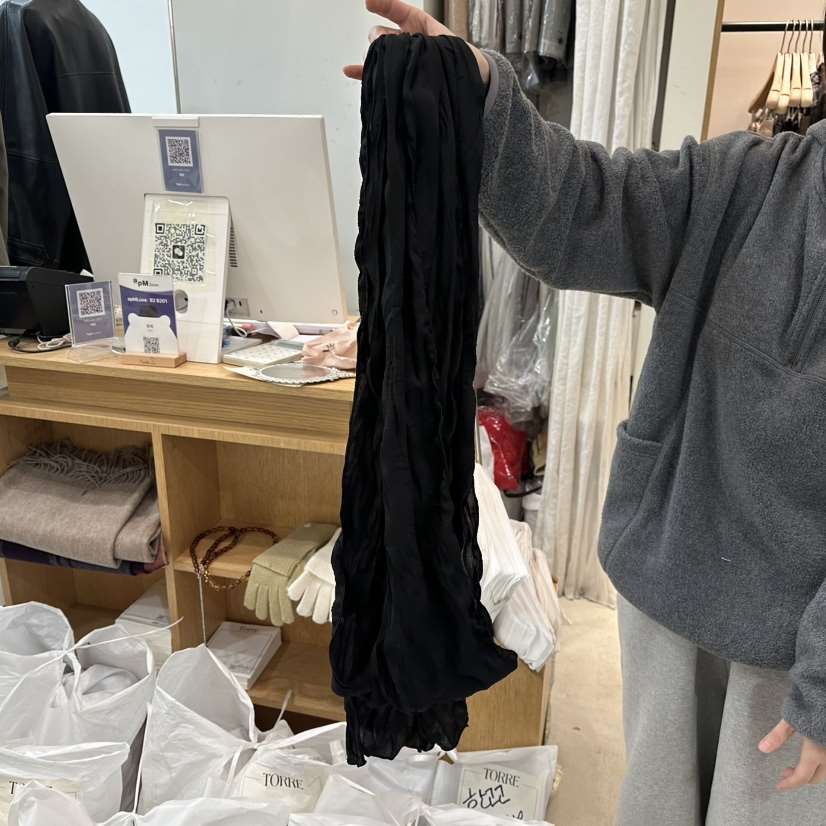 TORRE東大門直郵女裝新款真品推薦休閑26春夏職業圍巾披肩TORRE圍巾/披肩
