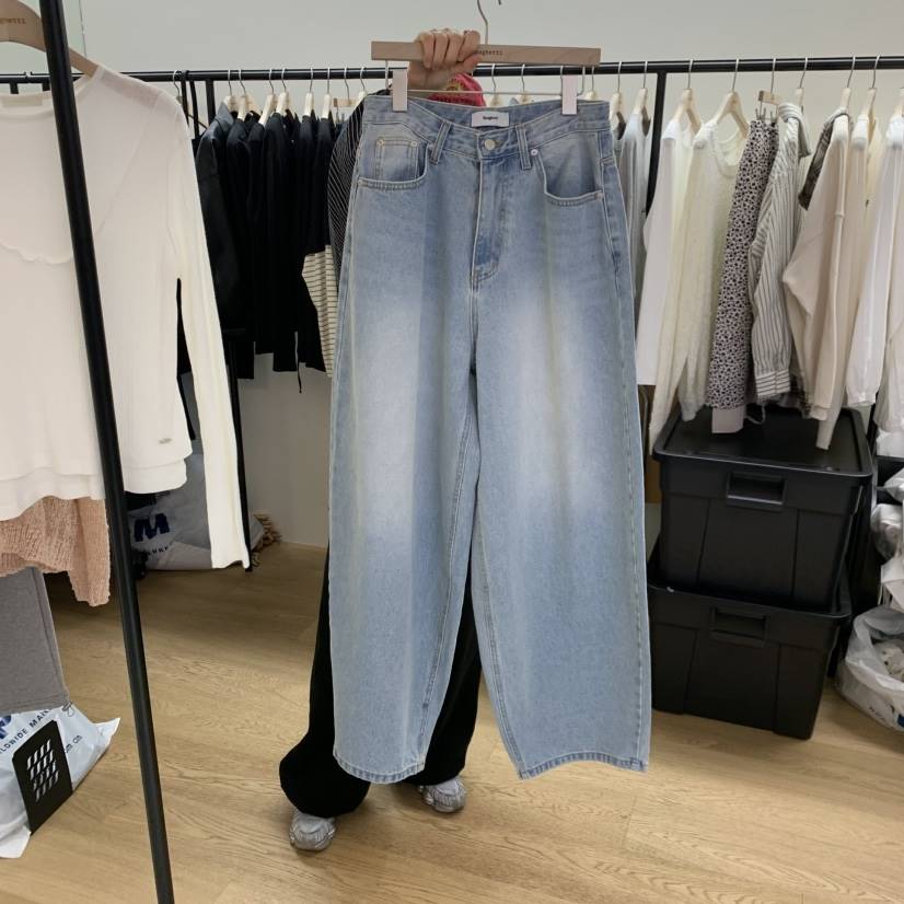 SPAGHETTI韓國直郵女士新品人氣真品熱賣26春夏職業牛仔褲spaghetti牛仔褲