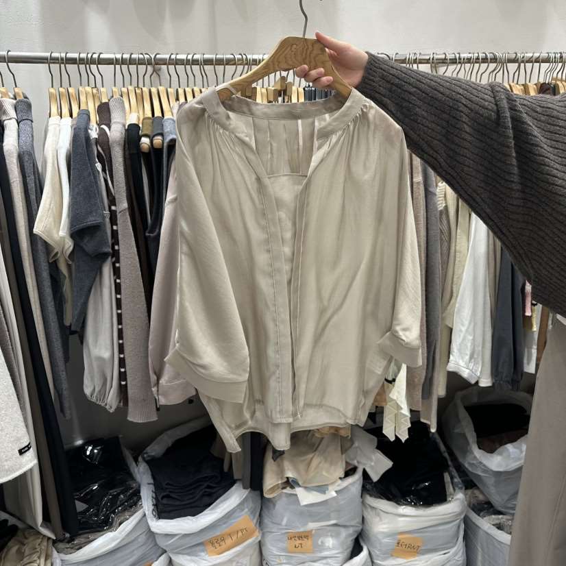 G.I-L韓國代購女裝新款熱賣真品時尚職業休閑襯衫蕾絲衫G.I-L襯衫/蕾絲衫