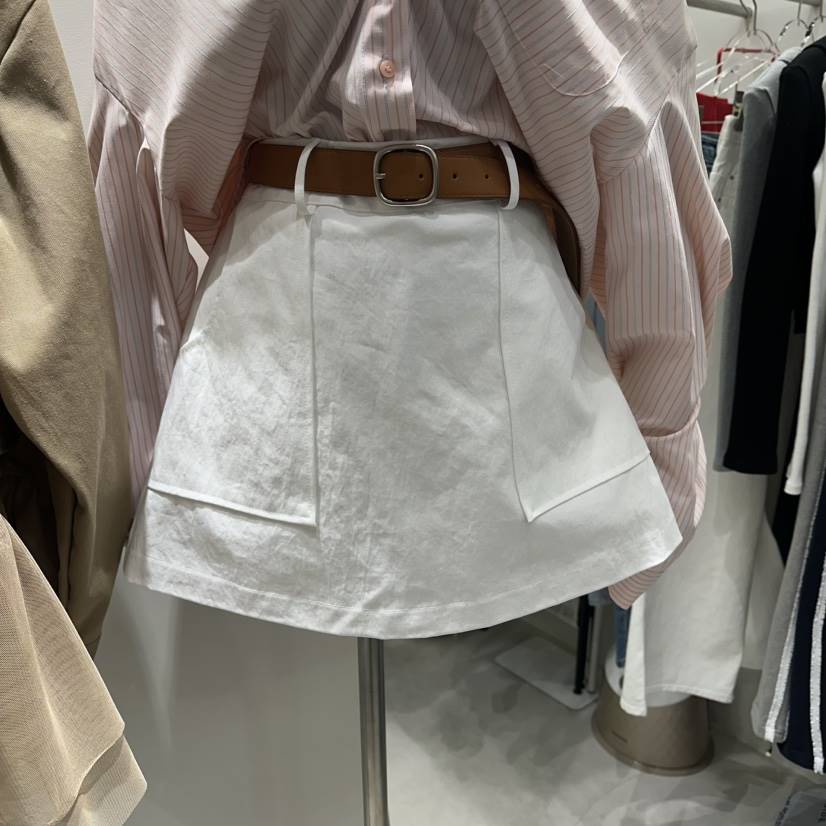 BAIE.38韓國代購女裝新款休閑推薦熱賣26春夏裙褲含腰帶BAIE.38裙褲