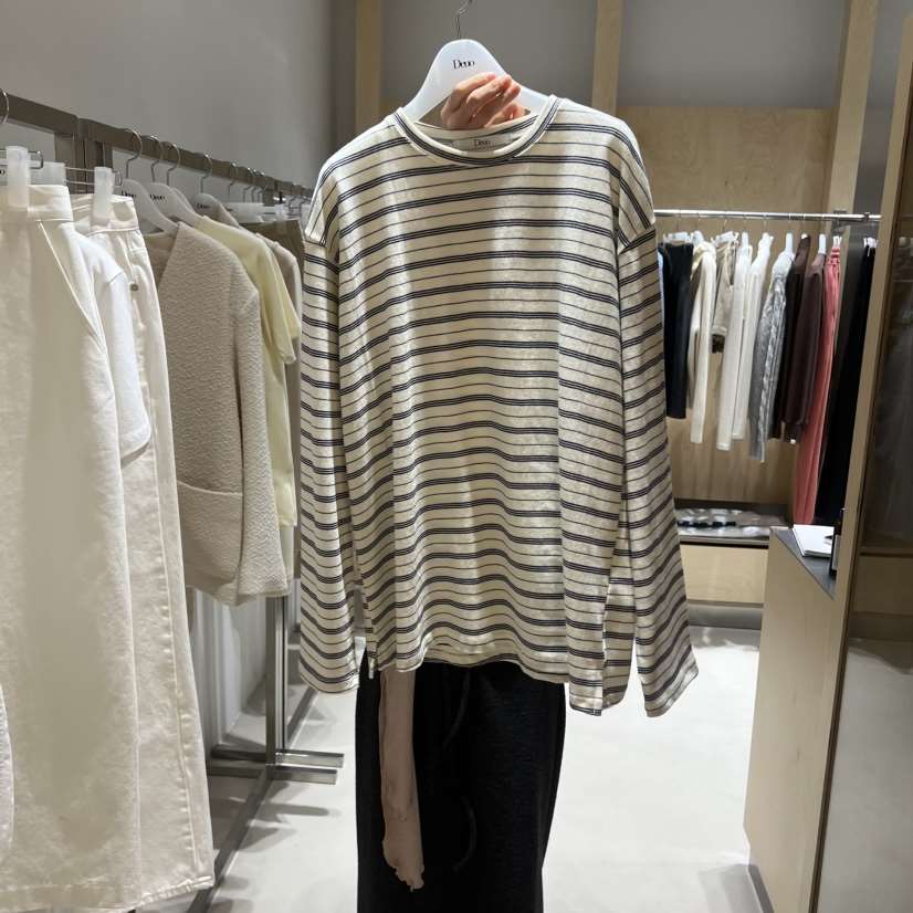 DEUO東大門實拍女裝新品真品熱賣26春夏休閑職業時尚長袖T恤DEUO長袖T恤